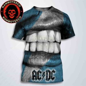 AC/DC PWR UP World Tour Edinburgh Scotland 2025 Concert Poster At Murrayfield Stadium On Aug 21st 2025 All Over Print T-Shirt
