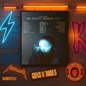 Ariana Grande The Eternal Sunshine North America And London Tour Dates List 2026 Home Decor Poster Canvas