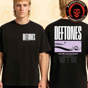 Deftones North American Tour August September 2025 Merchandise Tee Dates List Two Sides Unisex T-Shirt