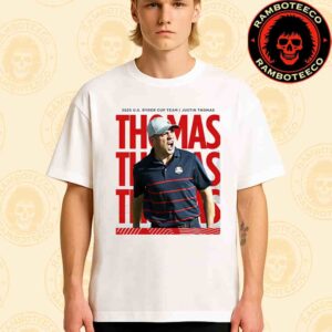 Justin Thomas Ryder Cup USA 2025 Captained By Keegan Bradley Merchandise Unisex T-Shirt
