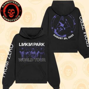 Linkin Park From Zero World Tour Omaha NE 2025 Exclusive Tee At CHI Health Center Omaha On Aug 29 2025 Merch Hoodie T-Shirt