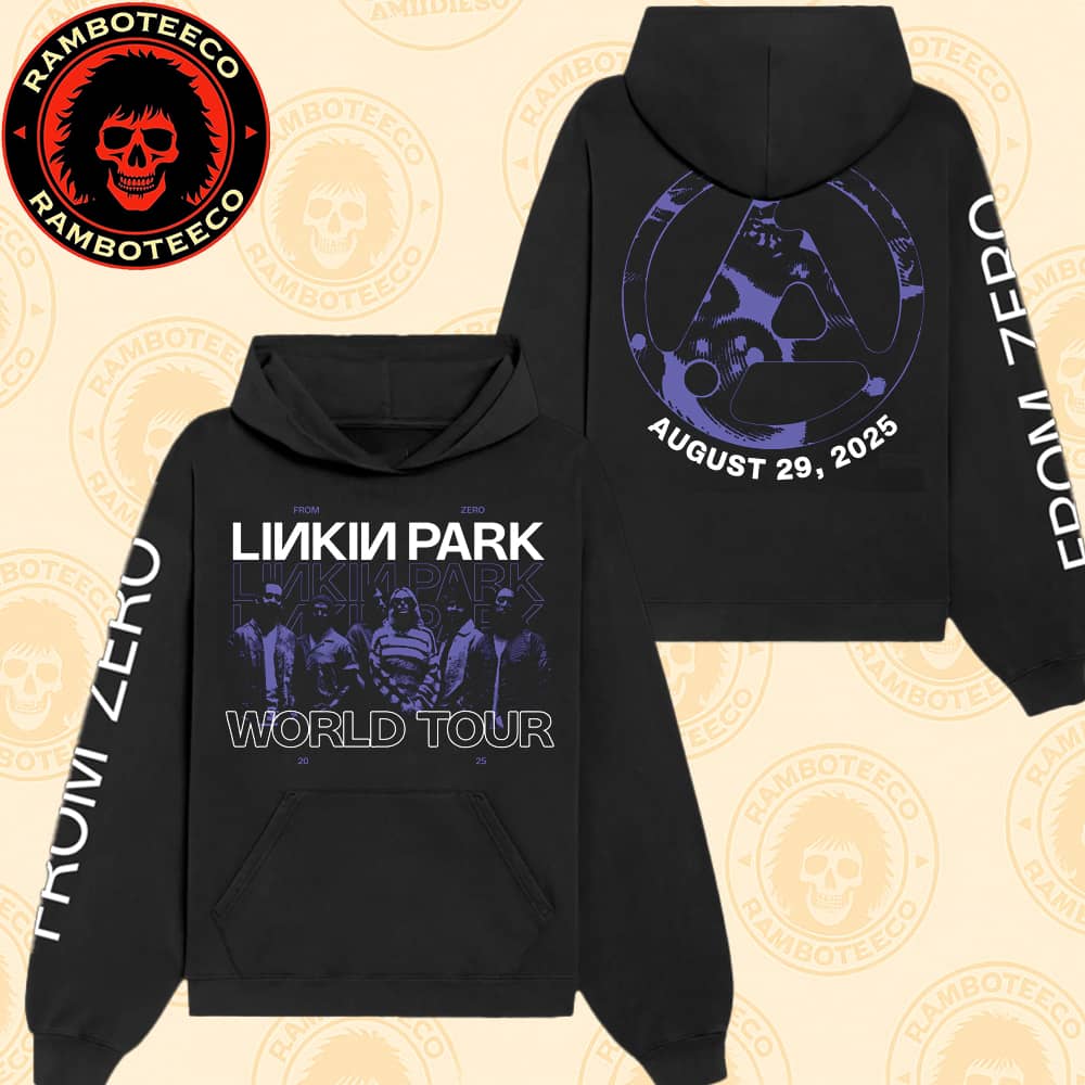 Linkin Park From Zero World Tour Omaha NE 2025 Exclusive Tee At CHI Health Center Omaha On Aug 29 2025 Merch Hoodie T-Shirt Linkin Park From Zero World Tour Omaha NE 2025 Exclusive Tee At CHI Health Center Omaha On Aug 29 2025 Merch Hoodie T-Shirt