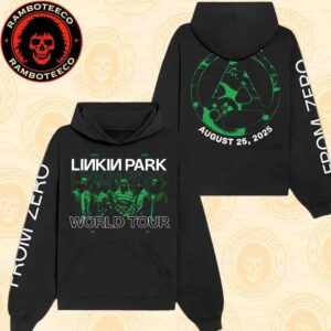 Linkin Park Milwaukee From Zero World Tour 2025 Exclusive Tee At Fiserv Forum On Aug 25 2025 Merch Hoodie T-Shirt