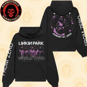 Linkin Park Minneapolis From Zero World Tour 2025 Exclusive Tee At Target Center On Aug 27 2025 Merch Hoodie T-Shirt