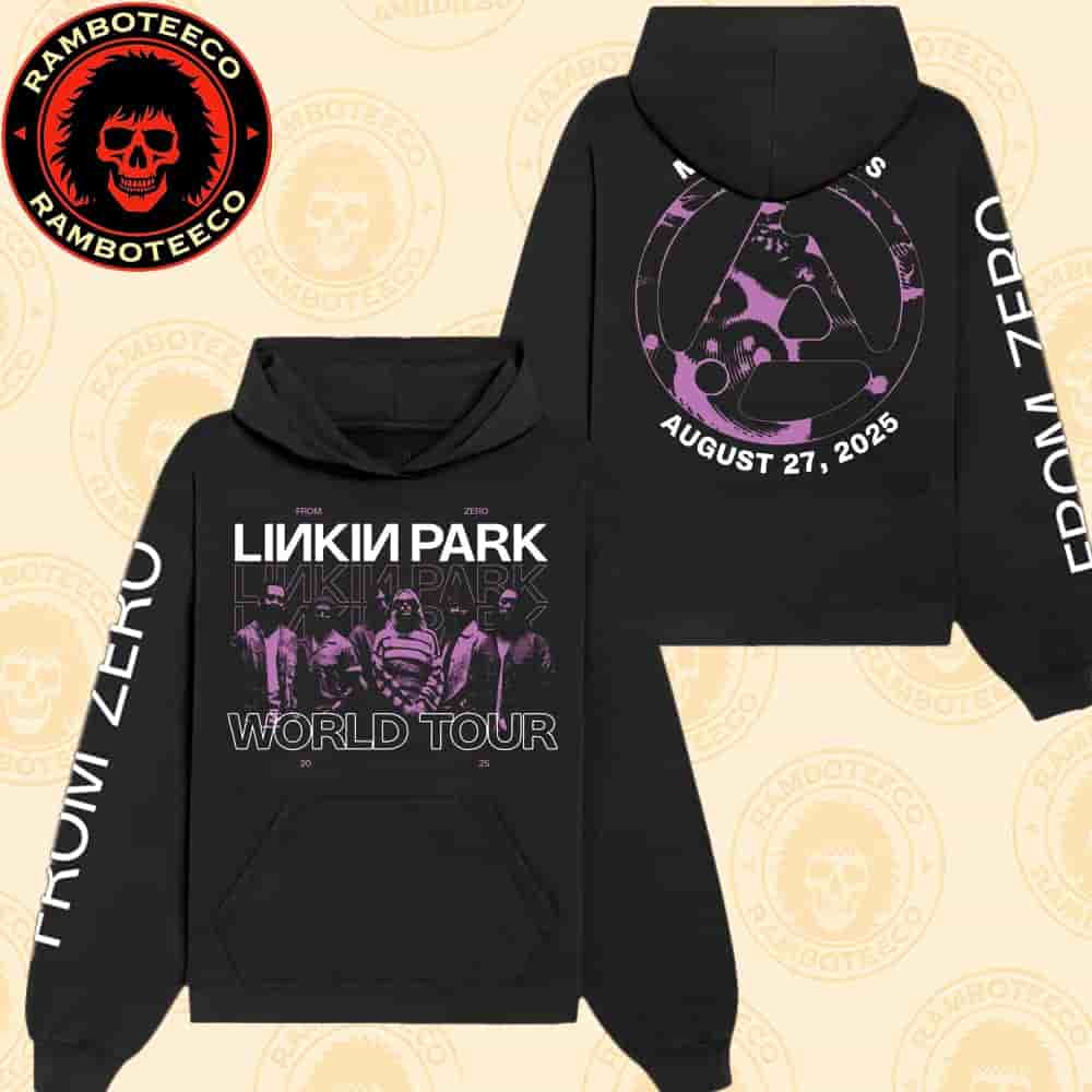 Linkin Park Minneapolis From Zero World Tour 2025 Exclusive Tee At Target Center On Aug 27 2025 Merch Hoodie T-Shirt Linkin Park Minneapolis From Zero World Tour 2025 Exclusive Tee At Target Center On Aug 27 2025 Merch Hoodie T-Shirt