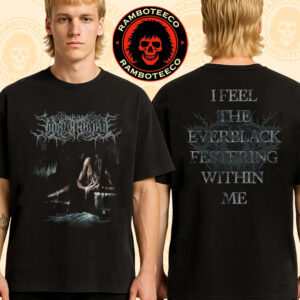 Lorna Shore Merch I Feel The Everblack Festering Within Me Album 2025 Two Sided T-Shirt