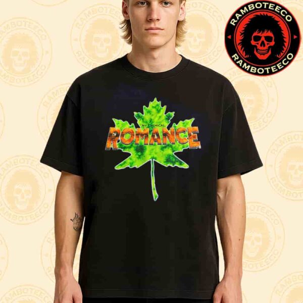 My Chemical Romance Toronto The Black Parade North American Stadium Tour 2025 Exclusive Tee At Rogers Centre On Aug 22nd 2025 Merch Two Sided T-Shirt