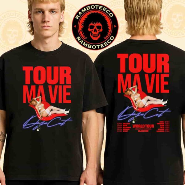 Official Poster Doja Cat Exclusive Tee Ma Vie Tour Dates List 2025 Kicking Off In November Two Sided T-Shirt