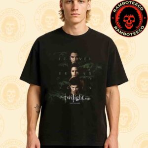Official Poster The Twilight Saga Forever Begins Again Release On October 2025 Merchandise Unisex T-Shirt