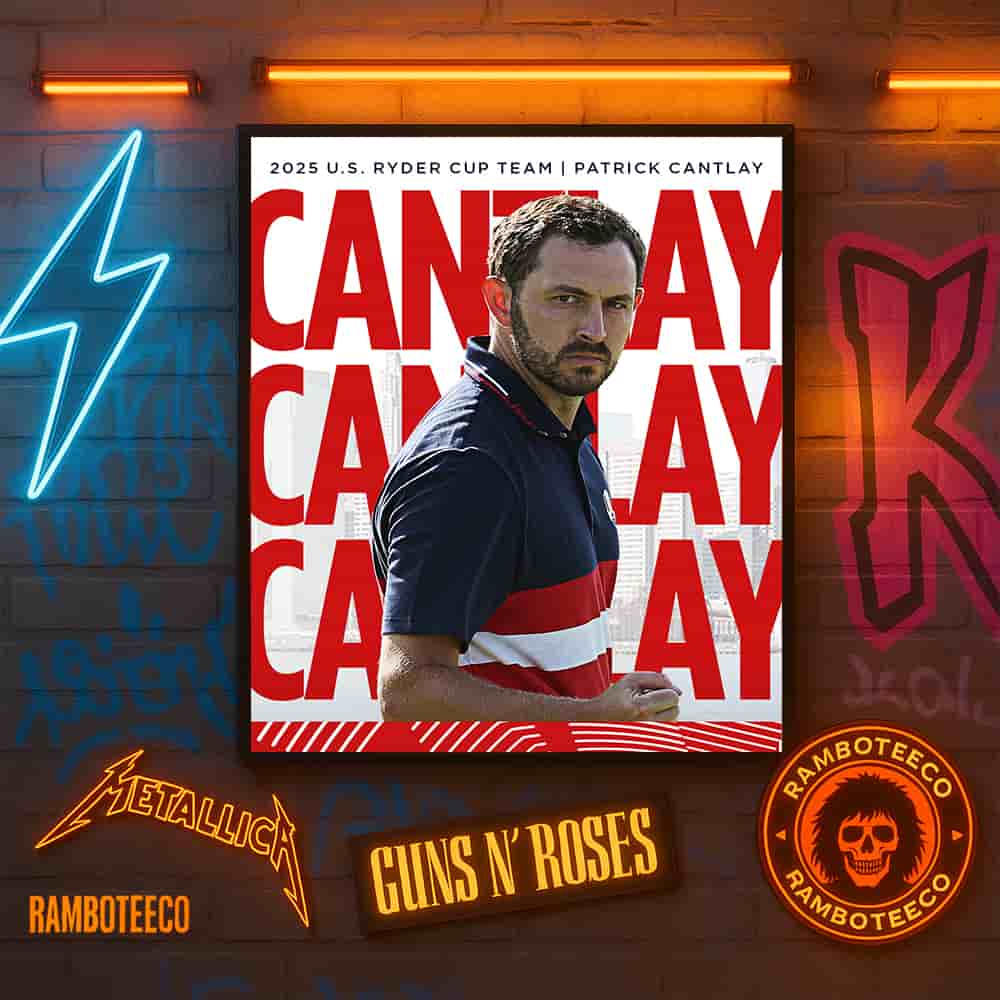 Patrick Cantlay Ryder Cup USA 2025 Captained By Keegan Bradley Home Decor Poster Canvas Patrick Cantlay Ryder Cup USA 2025 Captained By Keegan Bradley Home Decor Poster Canvas
