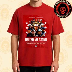Ryder Cup USA 2025 Team Lineup United We Stand Captained By Keegan Bradley Merchandise Unisex T-Shirt