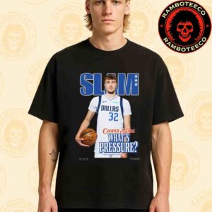 SLAM 258 Cover Tee Cooper Flagg Dallas Marvericks NBA Whats Pressure Merchandise Unisex T Shirt