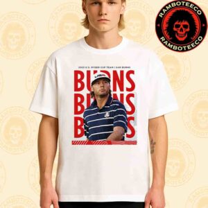 Sam Burns Ryder Cup USA 2025 Captained By Keegan Bradley Merchandise Unisex T-Shirt
