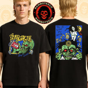 Supreme x Rob Zombie Official This Is What You Need Merchandise Two Sided T-Shirt