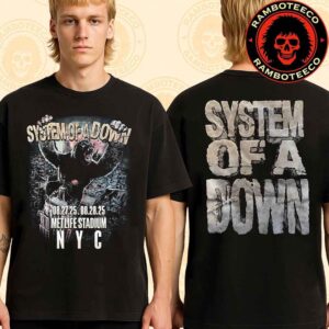 System Of A Down New York City 2025 Exclusive King Kong Tee At Metlife Stadium On August 27-28 2025 Merchandise T-Shirt
