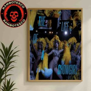 Taylor Swift Release The Life Of A Showgirl Album Poster Vintage Glamour Style On October 3 2025 Home Decor Poster Canvas