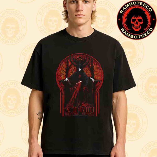 The Return Of Acid Bath With Windhand And High On Fire Concert Poster In Los Angeles CA Aug 22 2025 at Hollywood Palladium Merchandise Unisex T-Shirt