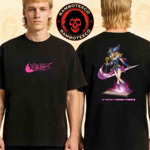 Yu-Gi-Oh x Nike Collection 2025 Merch Dark Magician Girl Concept Print Two Sided T-Shirt