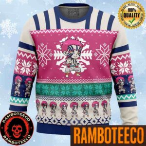 Akaza Chibi Demon Slayer Anime Ape Chirstmas Gifts 2025 Xmas For Family And Friends Ugly Sweater