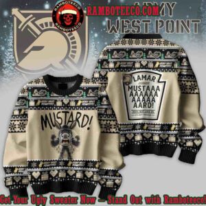 Army Black Knights Mustard Kendrick Lamar Not Like Us Christmas Ugly Sweater