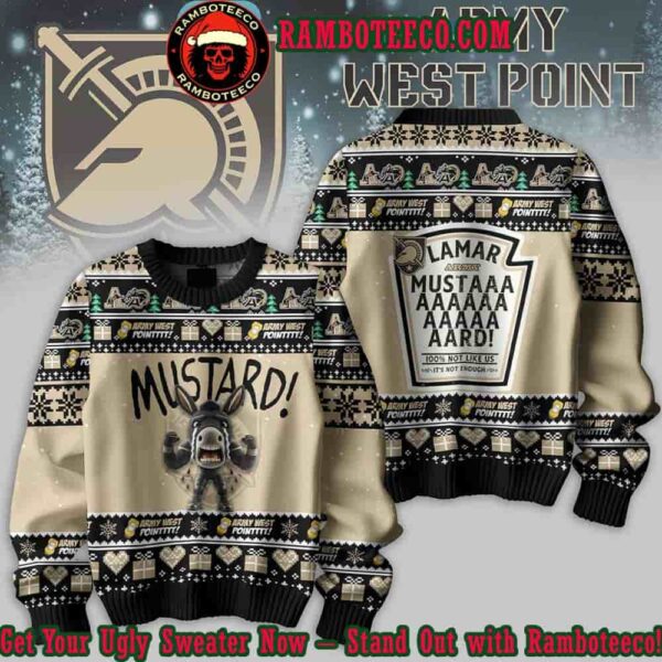 Army Black Knights Mustard Kendrick Lamar Not Like Us Christmas Ugly Sweater