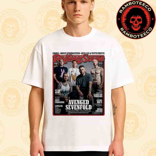 Avenged Sevenfold Cover Rolling Stone Brazil Magazine Special Issue 2025 Merchandise Unisex T-Shirt