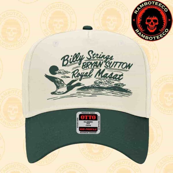 Billy Strings And Bryan Sutton with Royal Masat Tour 2025 Merch River Duck Classic Snapback Hat-cap