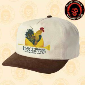 Billy Strings And Bryan Sutton with Royal Masat Tour 2025 Merch Rooster Classic Snapback Hat-cap