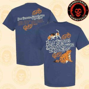 Billy Strings And Bryan Sutton with Royal Masat Tour Dates List 2025 Merch Groundhog Tee Print Two Sided T-Shirt