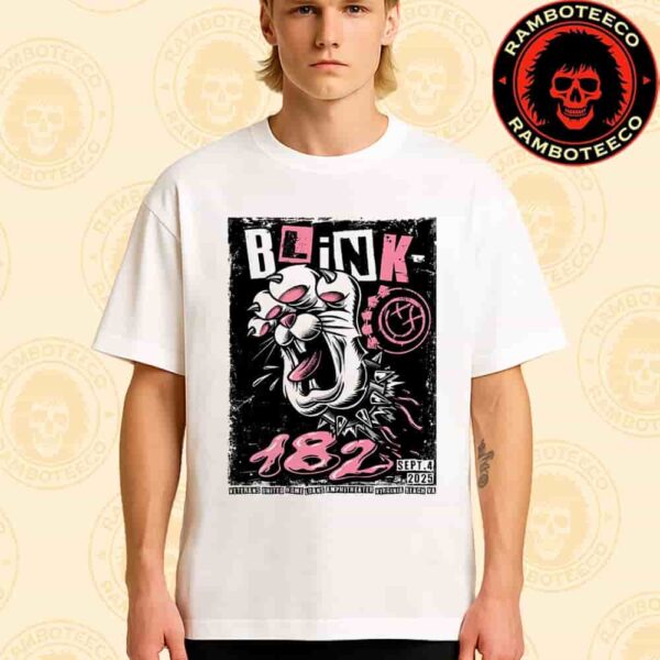 Blink-182 Missionary Impossible Tour Virginia Beach VA 2025 Concert Poster At Veterans United Home Loans Amphitheater On Sept 4 2025 Merchandise Unisex T-Shirt