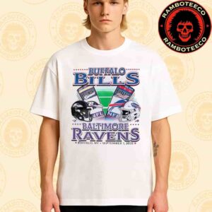 Buffalo Bills Vs Baltimore Ravens NFL In Buffalo NY On Sept 7th 2025 Season Opener Matchup Merchandise Unisex T-Shirt