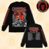 Cannibal Corpse North American Tour Dates List 2025 Official Merch Stabbing Undead Long Sleeve Unisex T-Shirt