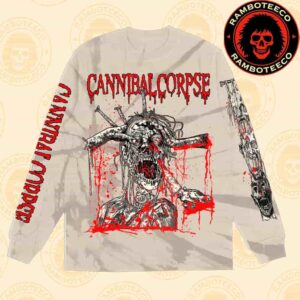 Cannibal Corpse North American Tour Dates List 2025 Official Merch Stabbing Undead Long Sleeve Unisex T-Shirt