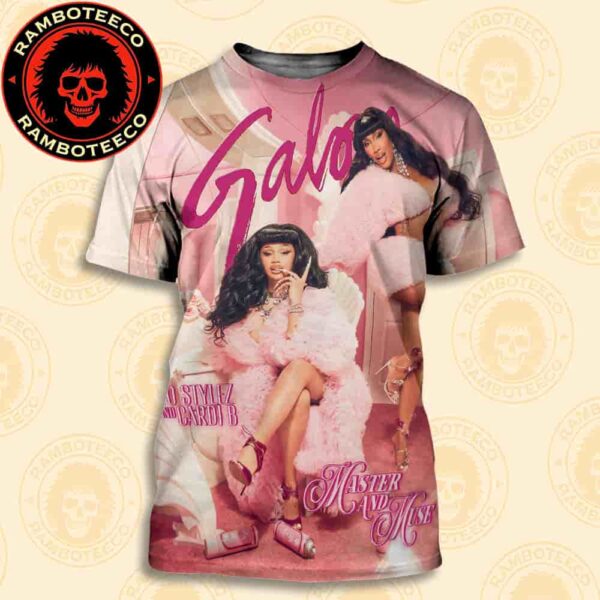 Cardi B And Tokyo Stylez Cover Galore Magazine Special Issue Master And Muse All Over Print T-Shirt