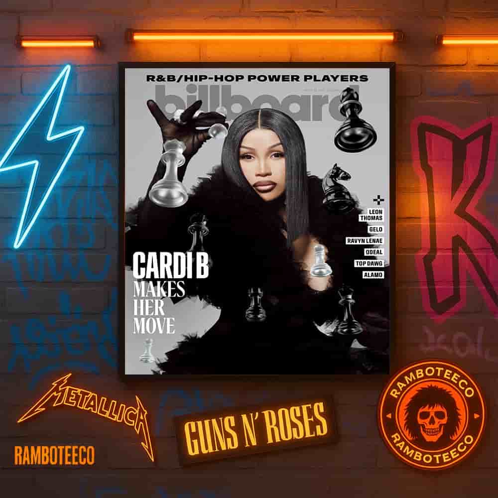 Cardi B Cover Billboard Magazine Makes Her Move Music Power Players 2025 Home Decor Poster Canvas Cardi B Cover Billboard Magazine Makes Her Move Music Power Players 2025 Home Decor Poster Canvas