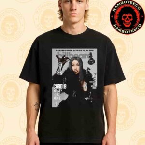 Cardi B Cover Billboard Magazine Makes Her Move Music Power Players 2025 Merchandise Unisex T-Shirt