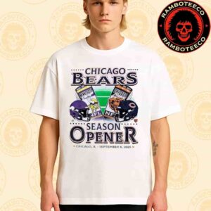 Chicago Bears Vs Minnesota Vikings NFL In Chicago IL On Sept 8th 2025 Season Opener Matchup Merchandise Unisex T-Shirt