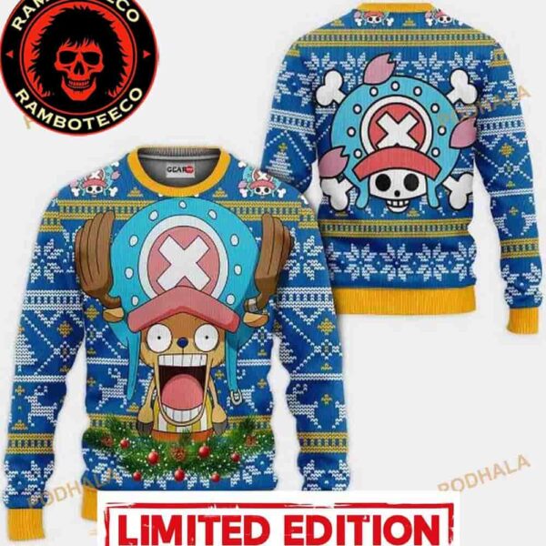 Chopper One Piece Anime Xmas Ugly Christmas Sweater