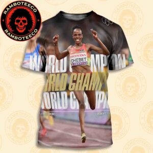 Congrats Beatrice Chebet Kenyan Team Winner World Athletics Championships Tokyo Women 10000m 2025 All Over Print T-Shirt