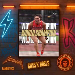 Congrats Camryn Rogers Canada Team Winner World Athletics Championships Tokyo Women Hammer Throw 2025 Home Decor Poster Canvas