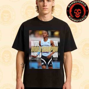 Congrats Collen Kebinatshipi Botswana Team Winner World Athletics Championships Tokyo Men 400m 2025 Merchandise Unisex T-Shirt