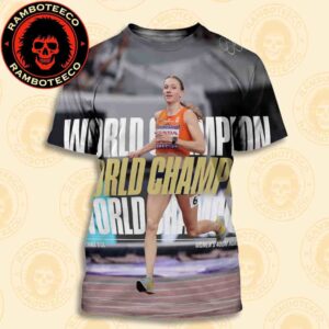 Congrats Femke Bol Netherlands Team Winner World Athletics Championships Tokyo Women 400m Hurdles 2025 All Over Print T-Shirt