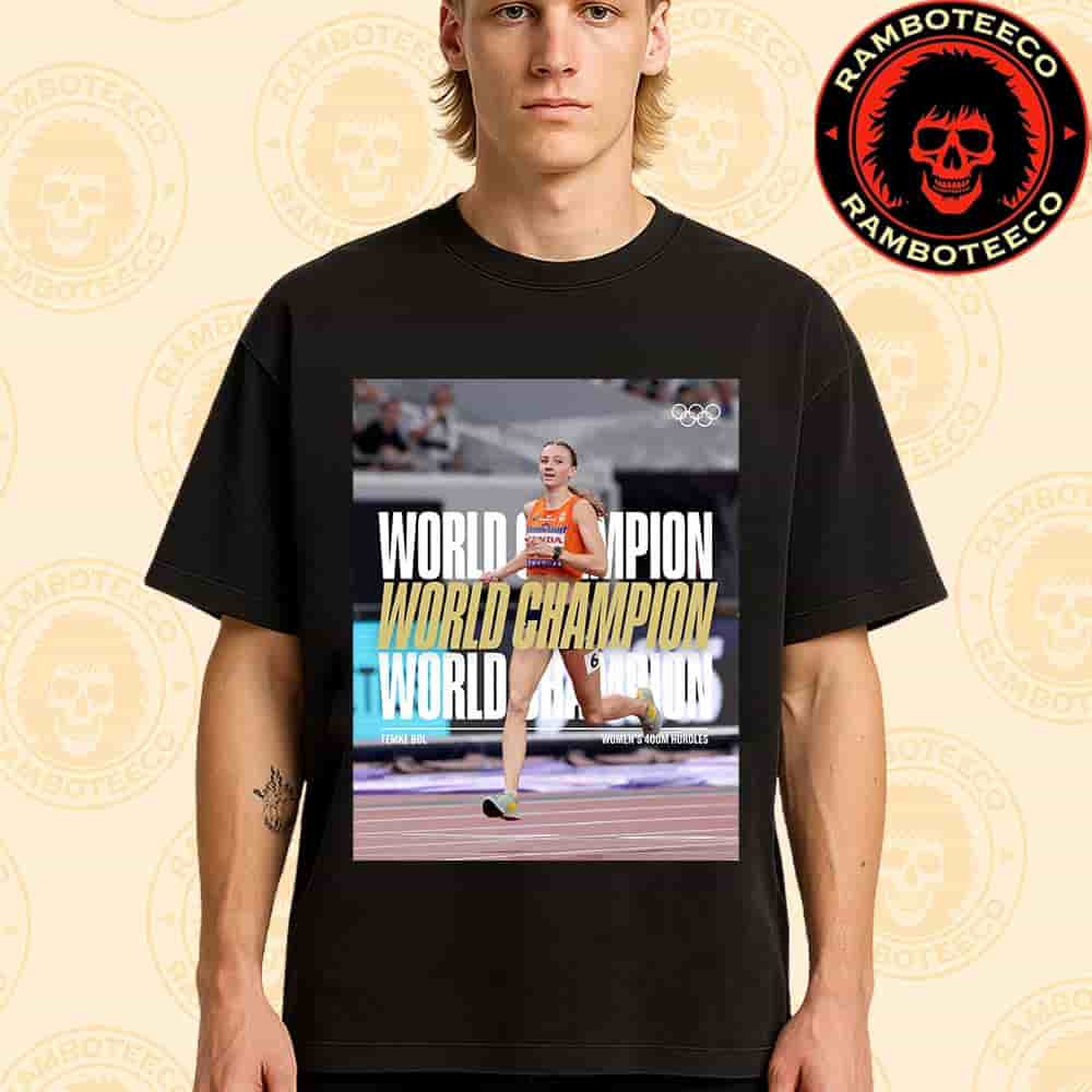 Congrats Femke Bol Netherlands Team Winner World Athletics Championships Tokyo Women 400m Hurdles 2025 Unisex T-Shirt