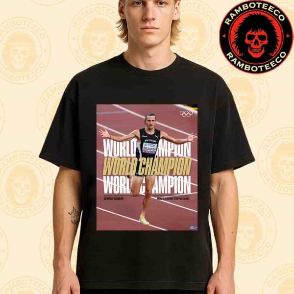 Congrats Geordie Beamish New Zealand Team Winner World Athletics Championships Tokyo Men 3000m Steeplechase 2025 Merchandise Unisex T-Shirt