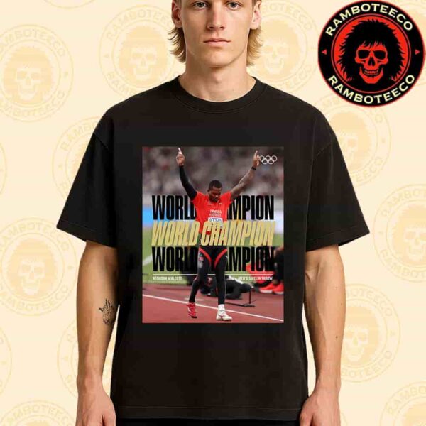 Congrats Keshorn Walcott Trinidadian Team Winner World Athletics Championships Tokyo Men Javelin Throw 2025 Merchandise Unisex T-Shirt