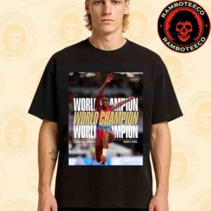 Congrats Leyanis Perez Hernandez Cuban Team Winner World Athletics Championships Tokyo Women 1500m 2025 Merchandise Unisex T-Shirt