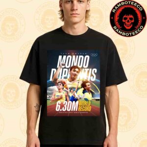 Congrats Mondo Duplantis Sweden Team Winner 6.30m World Record Men Pole Vault World Champion 2025 Merchandise Unisex T-Shirt