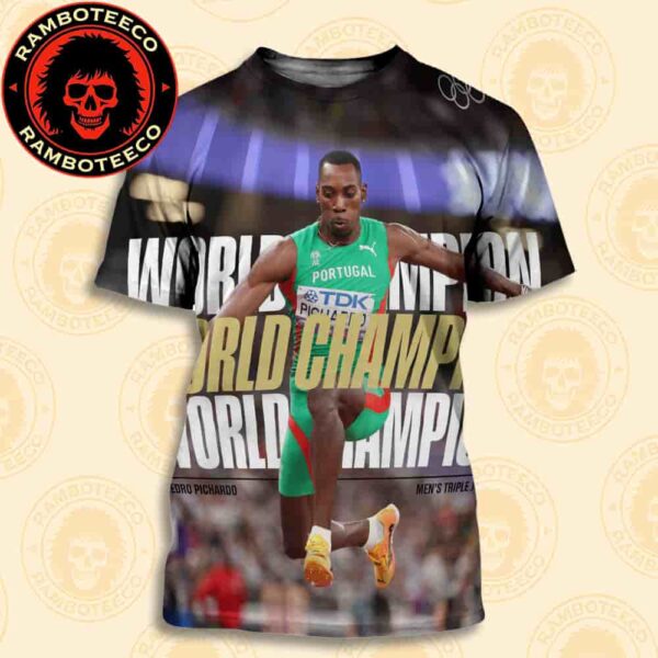 Congrats Pedro Pichardo Portugal Team Winner World Athletics Championships Tokyo Men Triple Jump 2025 All Over Print T-Shirt