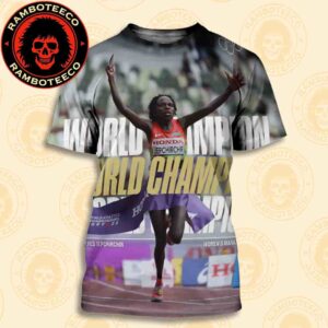 Congrats Peres Jepchirchir Kenyan Team Winner World Athletics Championships Tokyo Women Marathon 2025 All Over Print T-Shirt