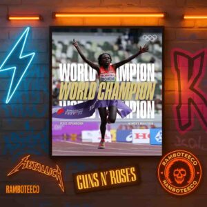 Congrats Peres Jepchirchir Kenyan Team Winner World Athletics Championships Tokyo Women Marathon 2025 Home Decor Poster Canvas